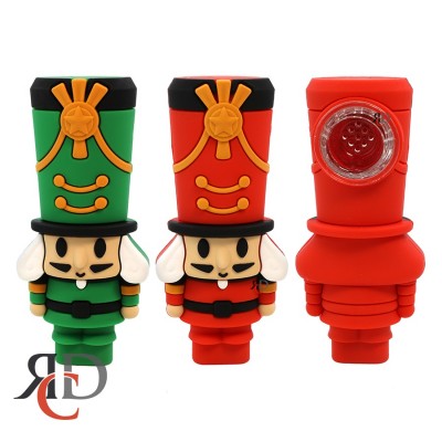 SILICONE HAND PIPE NUTCRACKER SP423 1CT